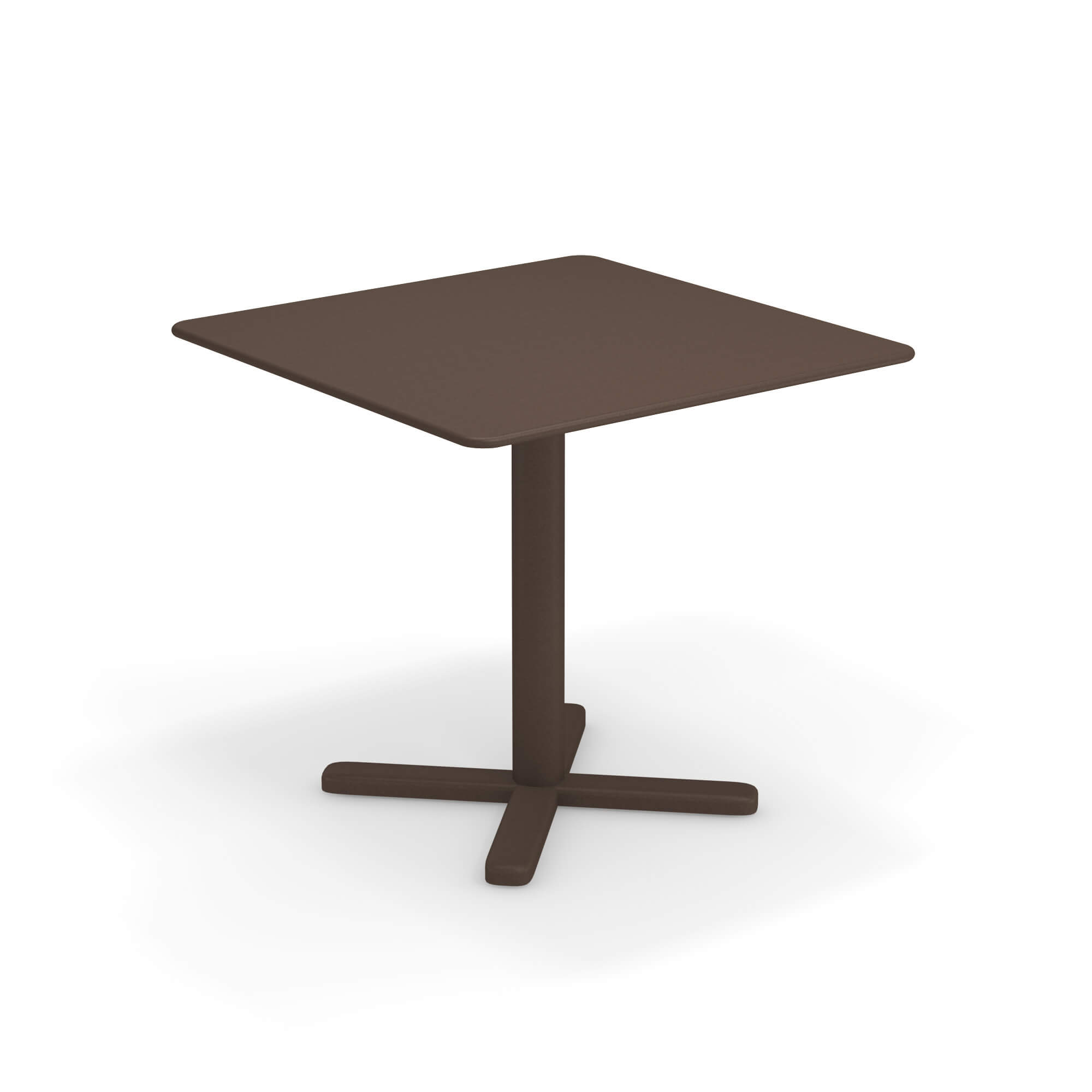 emu Tisch quadratisch klappbar 80x80 Darwin Dunkelbraun